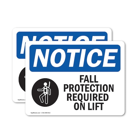 Signmission 5 in Height, 7 in Width, Vinyl Decal, Rectangle OS-2PACK-NS-D-57-L-12454